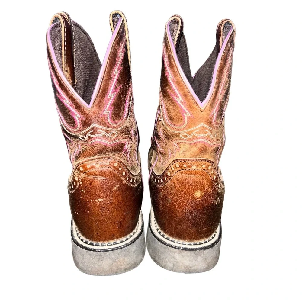 JUSTIN gypsy ladies size 9 cowboy boots western gorpcore winter - Picture 2 of 5